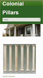 Mobile Screenshot of colonialpillars.com